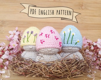 Crochet Easter egg pattern • Mini crochet doll