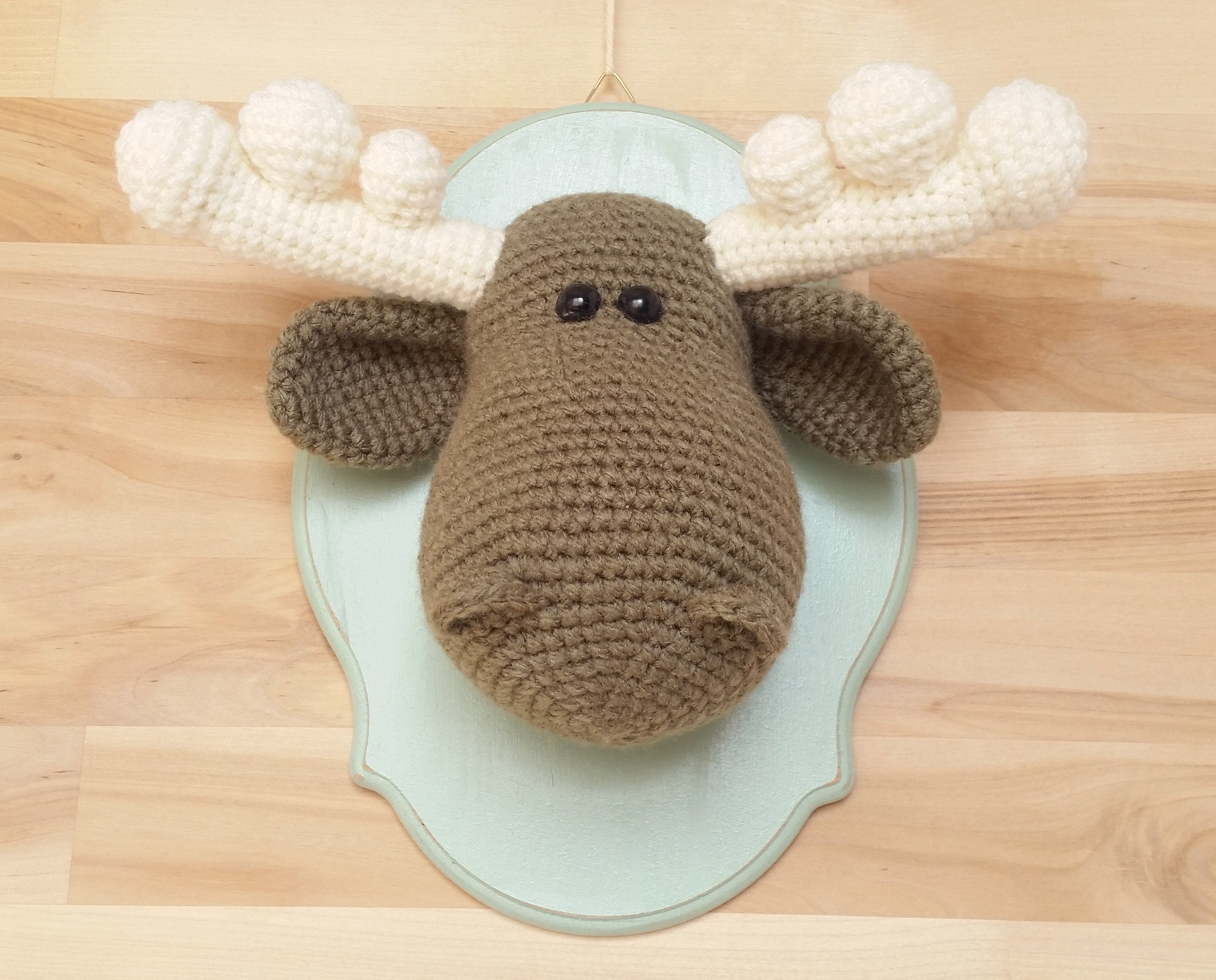 Crochet Pattern Taxidermy Head Trophy Amigurumi Deer Wall Etsy UK