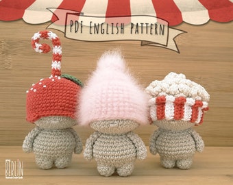 Amigurumi doll pattern • Crochet food pattern