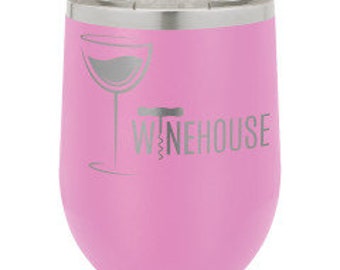 12oz Stainless Wine Tumbler