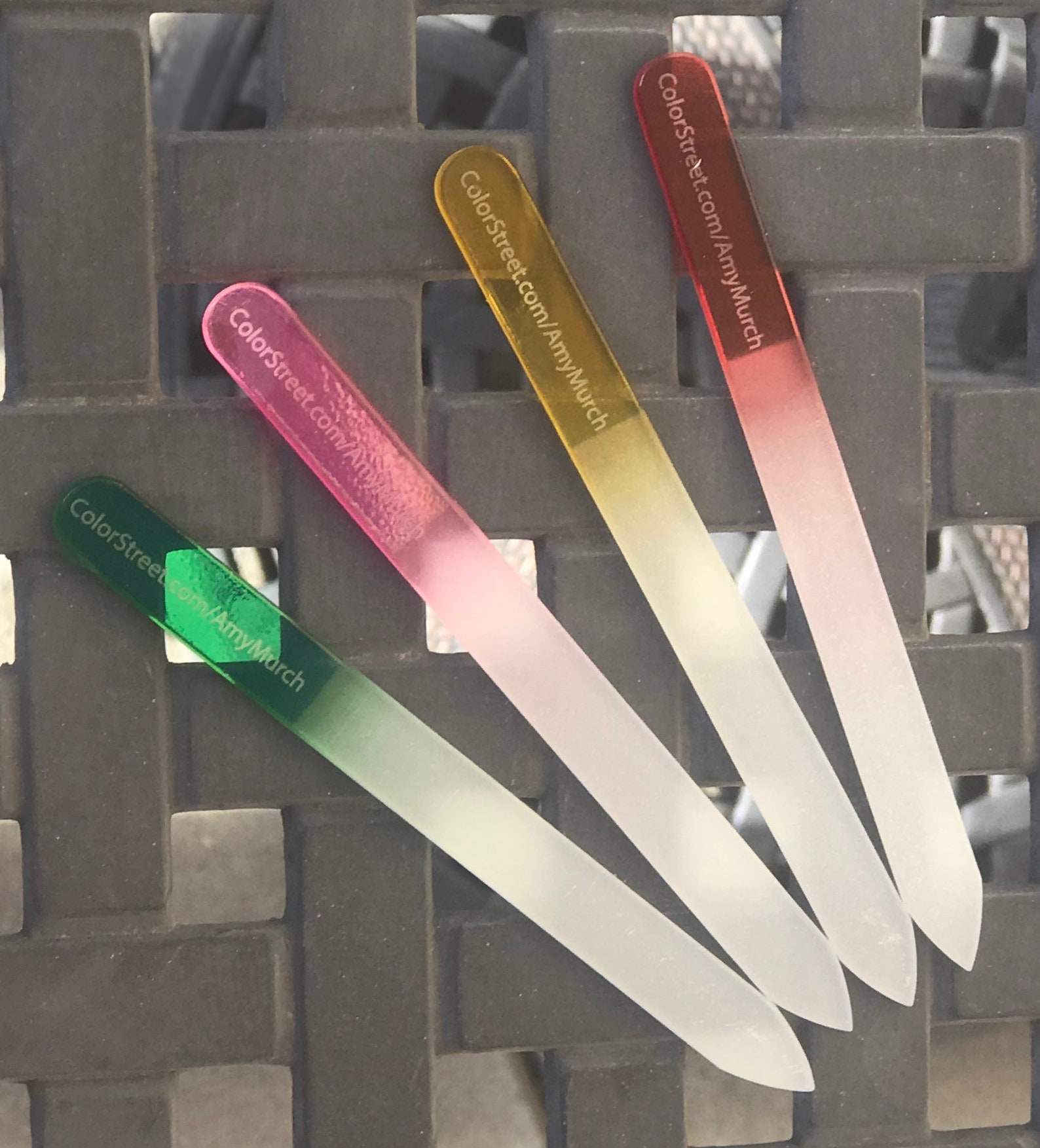 Laser Engraved Glass Nail Files Etsy