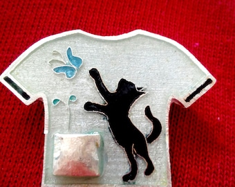 Cloisonne Enamel Pendant/Sterling Silver Handmade Jewelry/Georgian Enamel/Enamel pendant/Modern Jewelry/Cloisonne Enamel/Gift For Her