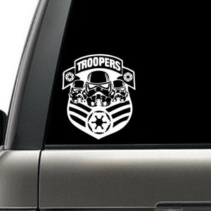 stormtrooper family car decal