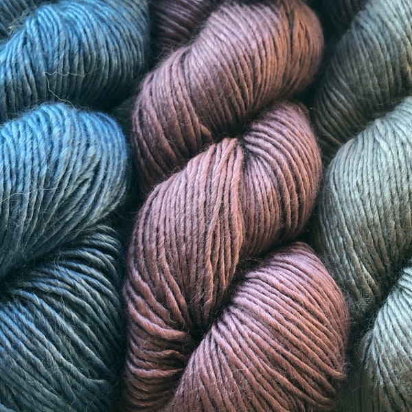 Merino Seide Garn "Liebster Schimmer" - plastikfreies & non-superwash Luxusgarn