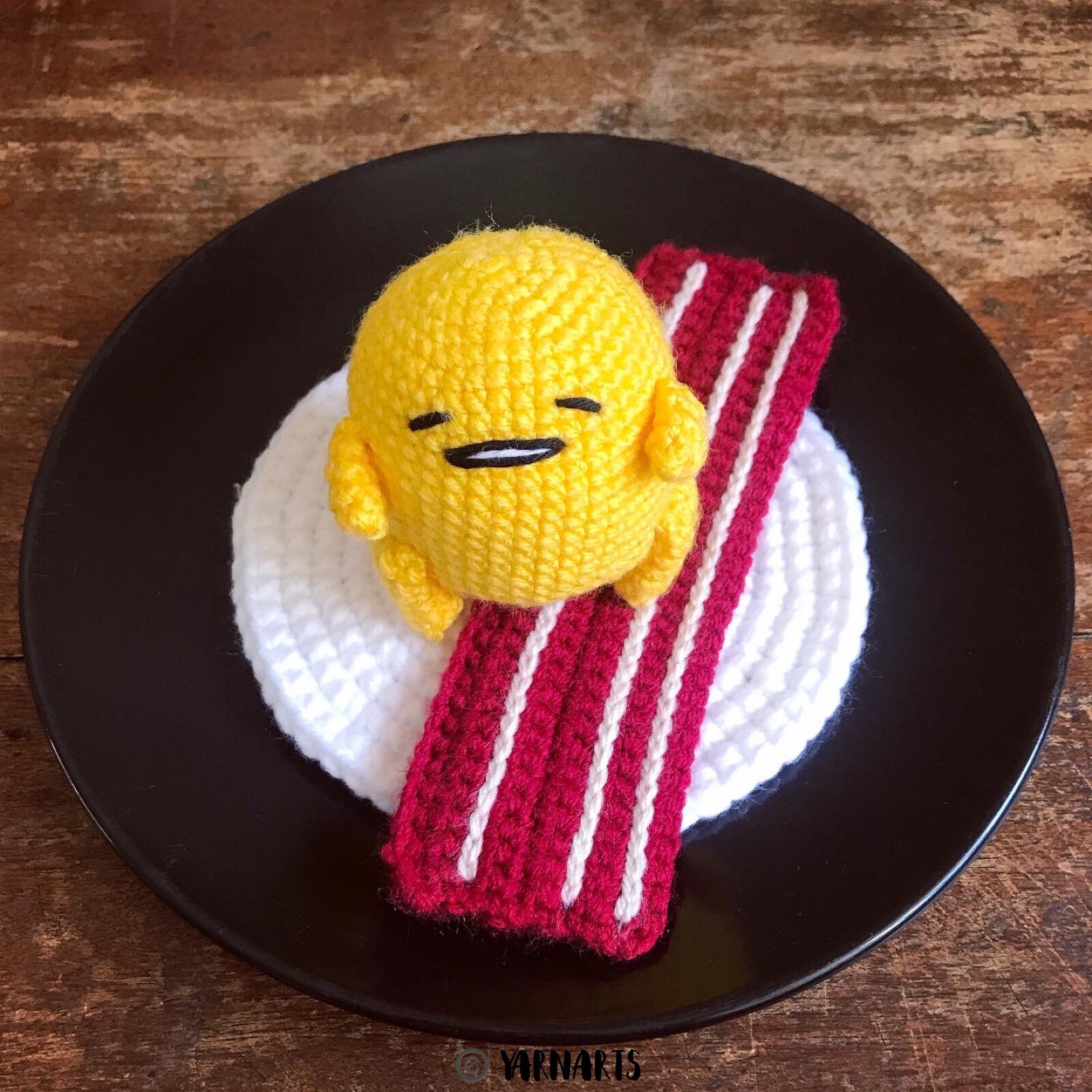 Gudetama .CROCHET PATTERN ONLY. Etsy