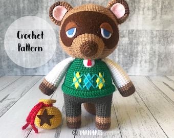 Tom Nook z torbą dzwonkiem Bonus. WZÓR TYLKO NA SZYDEŁKO.