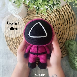Pink Soldier .CROCHET PATTERN ONLY.