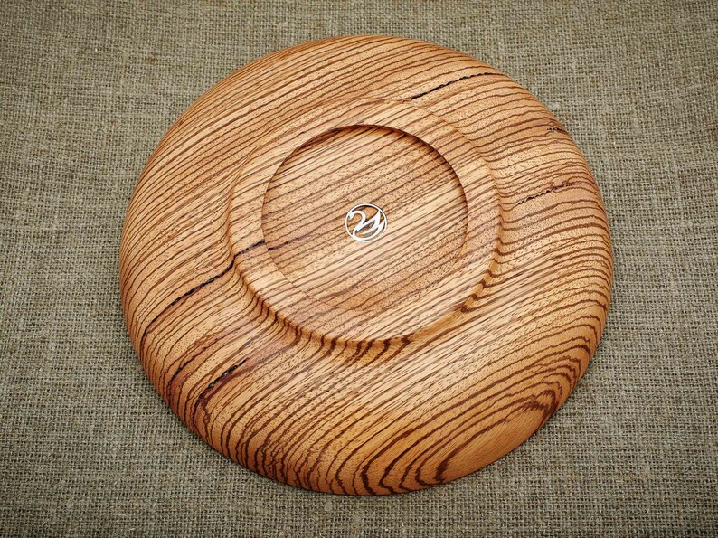 Rustic wooden bowl Wood appetizer plates Eco tableware 5th Etsy
