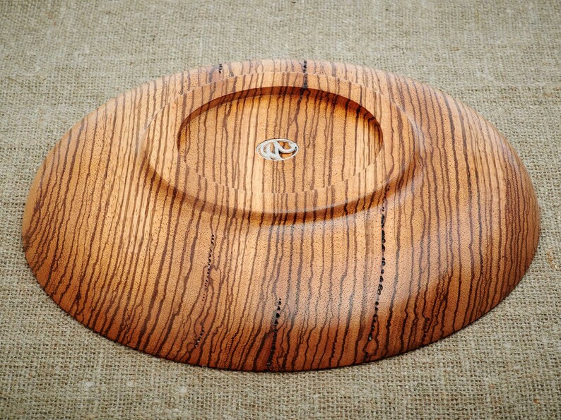 Rustic wooden bowl Wood appetizer plates Eco tableware 5th Etsy