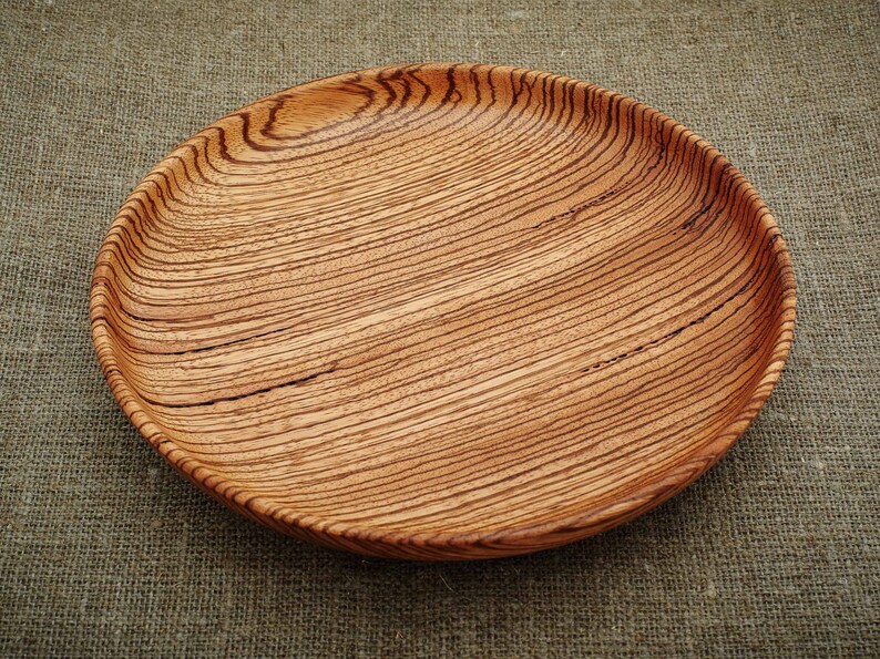 Rustic wooden bowl Wood appetizer plates Eco tableware 5th Etsy