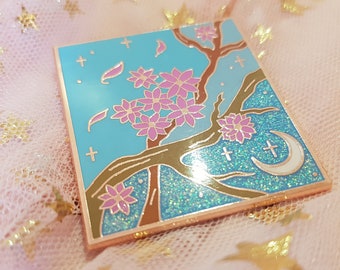 A Little Springtime Cherry Blossom Enamel Pin