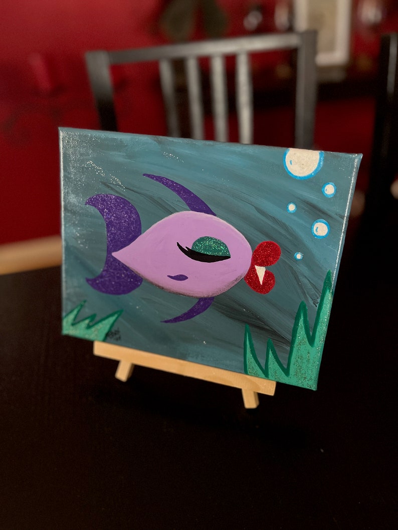 Drag Fish monster Series/limited Edition Painting by Pandora Boxx from ...