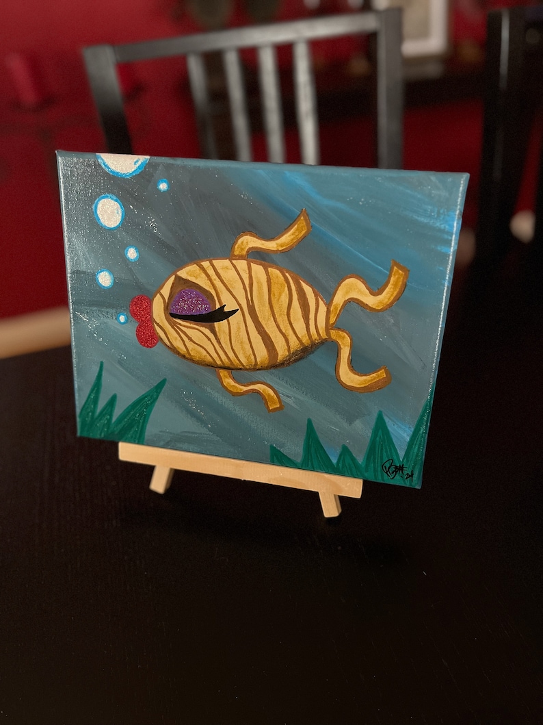 Drag Fish monster Series/limited Edition Painting by Pandora Boxx from ...