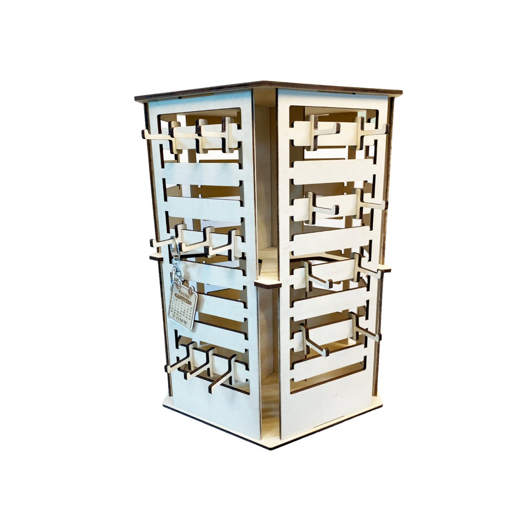 6 Sided Rotating Hook Display Stand With 60 Hooks Rotatable Etsy