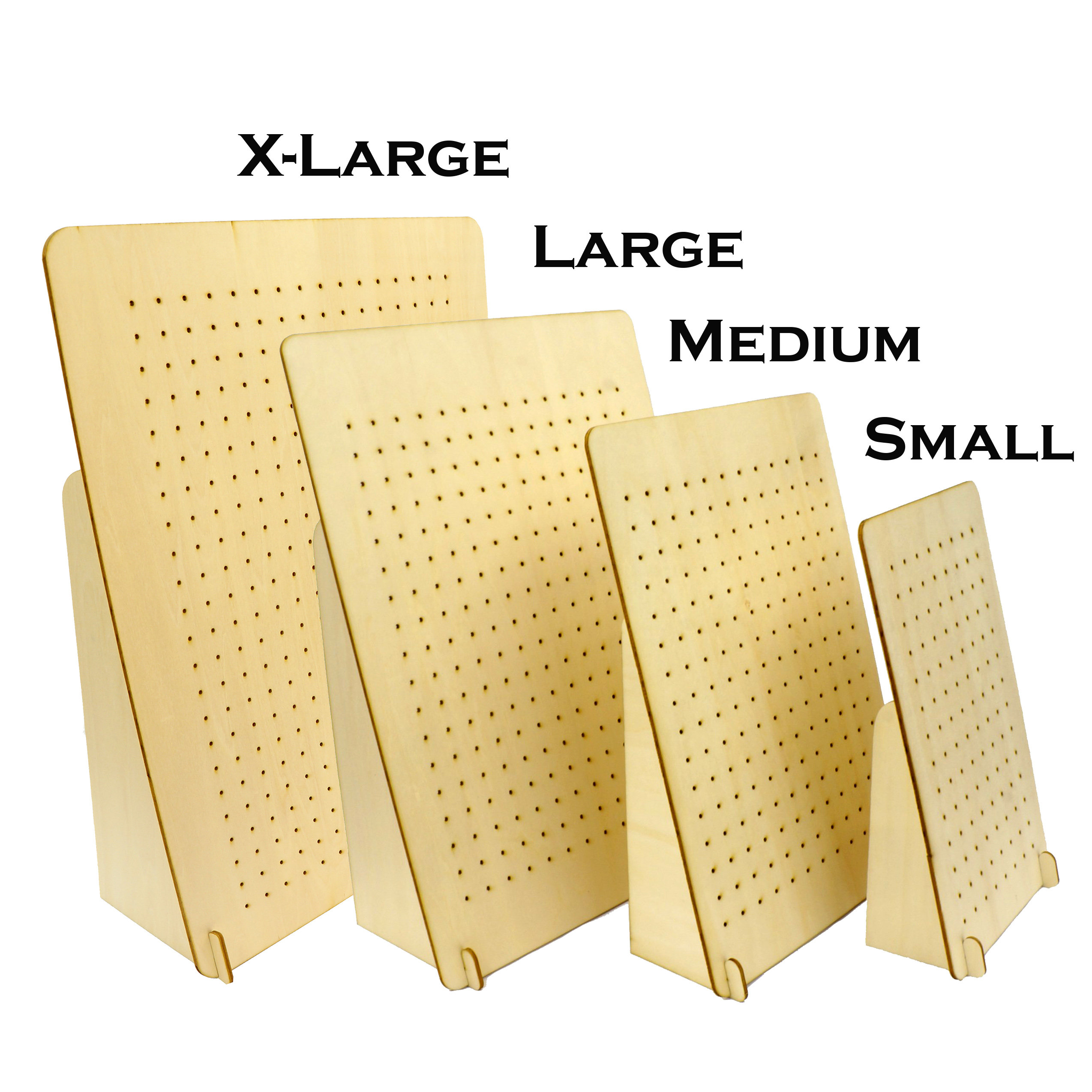 Wood Pegboard Design Earrings Jewelry Display Stand for Stud Etsy