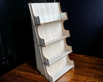 A6 4R 4&quot;x6&quot; Greeting Card display, Postcard holder, Flyer Holder, 4 Compartments