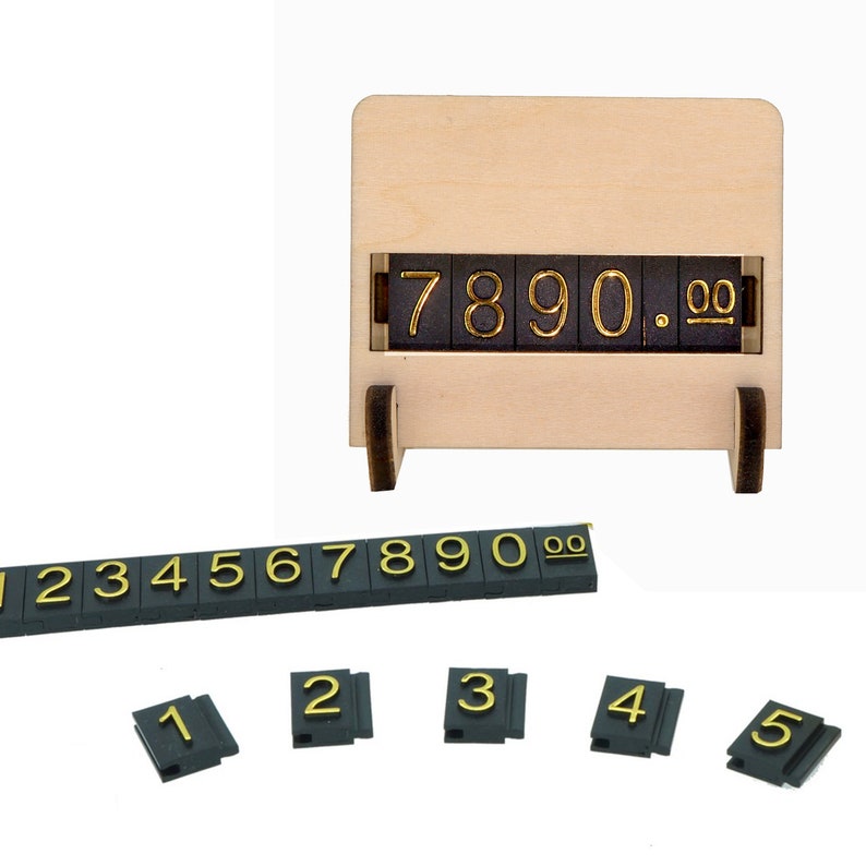 10 Sets Desktop Sale Price Display Stand Holder for Shop Etsy