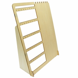 Multi Function Jewelry Display Stand for Earring Bracelet Necklace Pendant Charm for Craft Fair Trade Show, Good for Custom Logo / Text