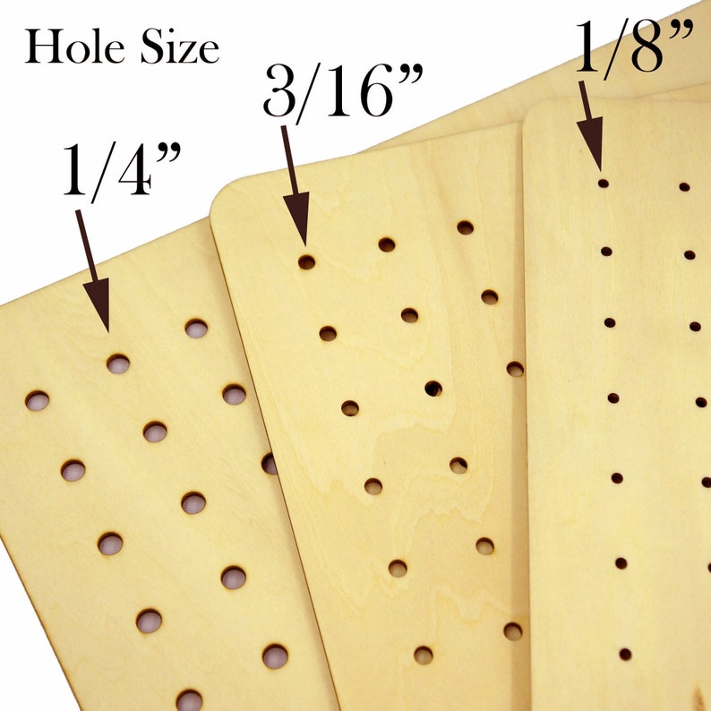 Landscape Style 3mm Thickness Wood Pegboard Peg Board Etsy