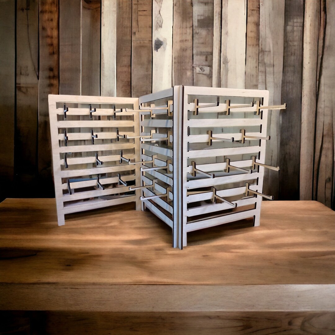 3 Side Display Stand With Hooks Craft and Vendor Fair Display Shelves ...