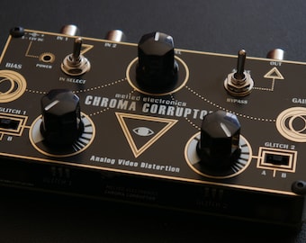 Analoger Video-Glitch-Synthesizer – Chroma Corruptor – Circuit Bent Videoprozessor VORBESTELLUNG