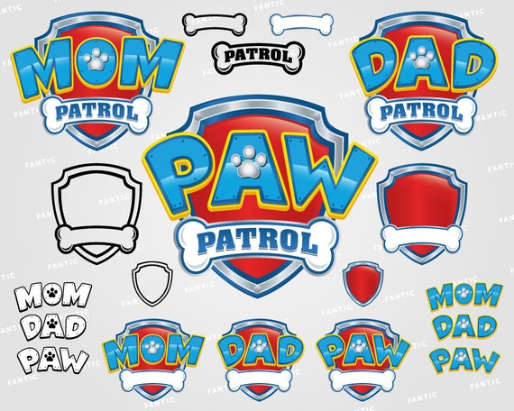 Download Paw Patrol svg Paw svg Paw Patrol clipart Mom Patrol svg | Etsy