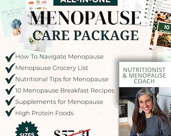 Pakiet wsparcia w okresie menopauzy: odżywianie, przepisy, suplementy (wersja cyfrowa do pobrania)