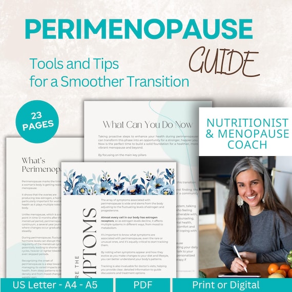 Perimenopause Guide: Practical Tools & Expert Insights for Women 40+ (Digital PDF)