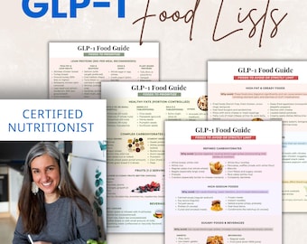 Lista de alimentos de la dieta GLP-1 / Guía de consumo y evitación por nutricionista (PDF)