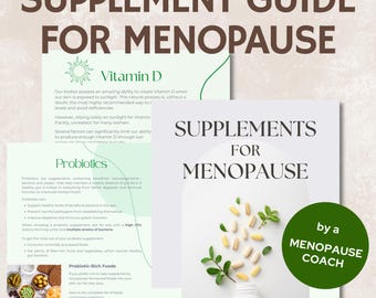 Przewodnik po suplementach na menopauzę: odżywianie i łagodzenie objawów (PDF)