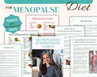 Dieta antiinflamatoria para la menopausia: Listas de alimentos, consejos de compra y estilo de vida, receta extra (descarga en PDF)