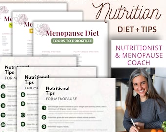 Menopause Diet Grocery List: Foods to Support Symptoms (PDF Download)