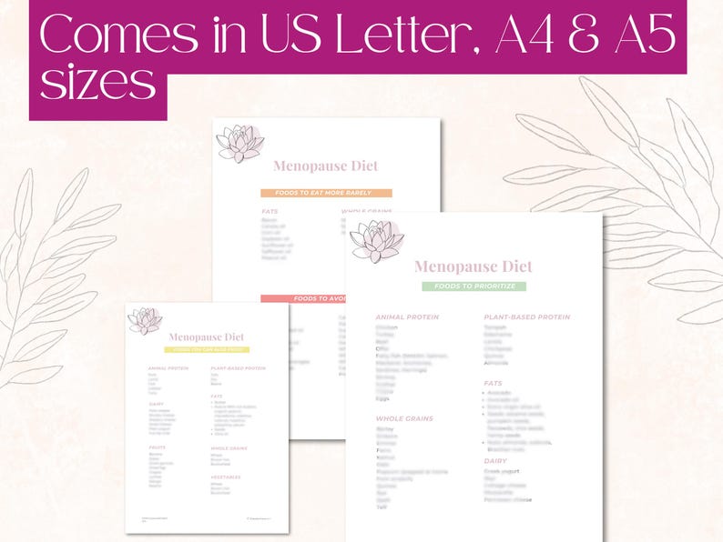 Menopause Diet Grocery List: Foods to Support Symptoms (PDF Download) image 4