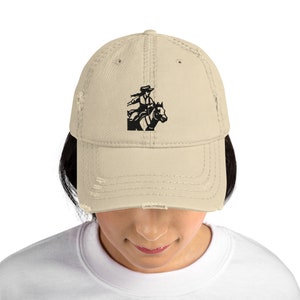 Sombrero bordado estilo occidental, regalo para chica de campo, accesorio para amantes de los caballos, sombrero desgastado para papá.