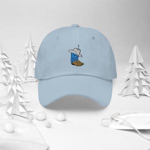 Vintage Style Baseball Cap - Western Embroidery - Horse Lover Gift - Adjustable Cap
