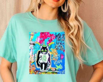 Graffiti Tee - Urban Designs - Unique Streetwear - Urban Graffiti - Hustle Inspired - Cool Graphic Tee -  Garment-Dyed T-shirt