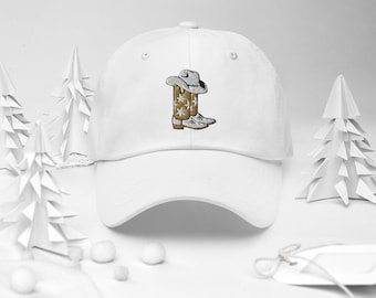 Cappellino da baseball in stile vintage - Ricamo western - Regalo per amanti dei cavalli - Cappellino regolabile