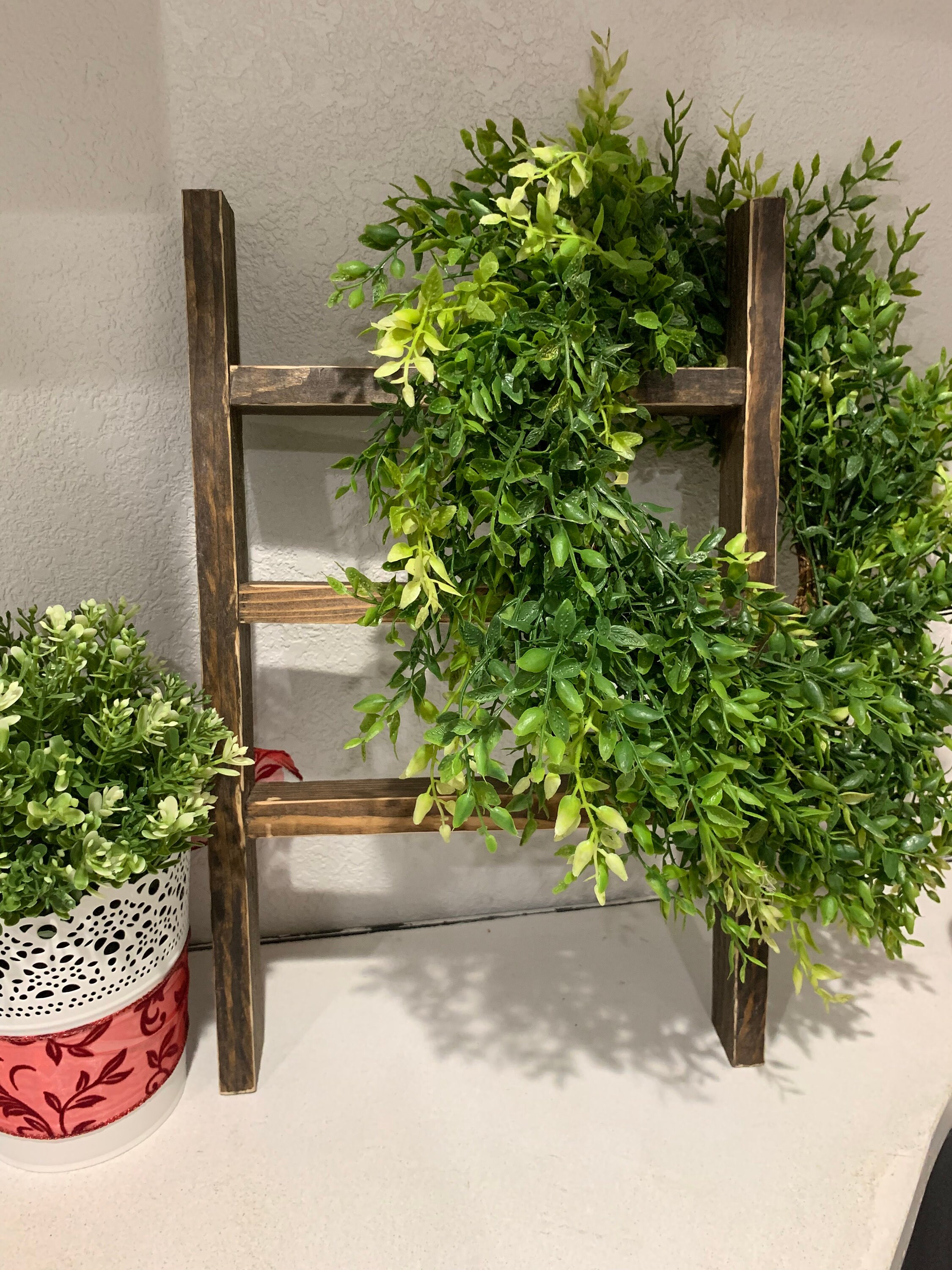 Tea Towel Ladder Mini Hand Towel Rack Kitchen Decor Etsy