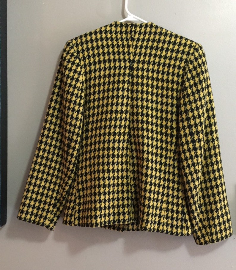 Vintage Houndstooth Blazer