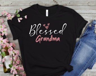 Blessed Grandma Shirt | New Grandma Shirt | Grandma Birthday Tee | Grandma Pregnancy Announcement | Mothers Day Gift