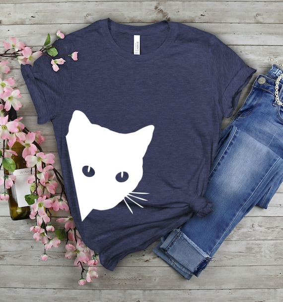 Womens Cat Lover Ladies Spy Cat T-Shirt, Cat Mom Womens Cat Lover Ladies Spy Cat T-Shirt, Cat Mom