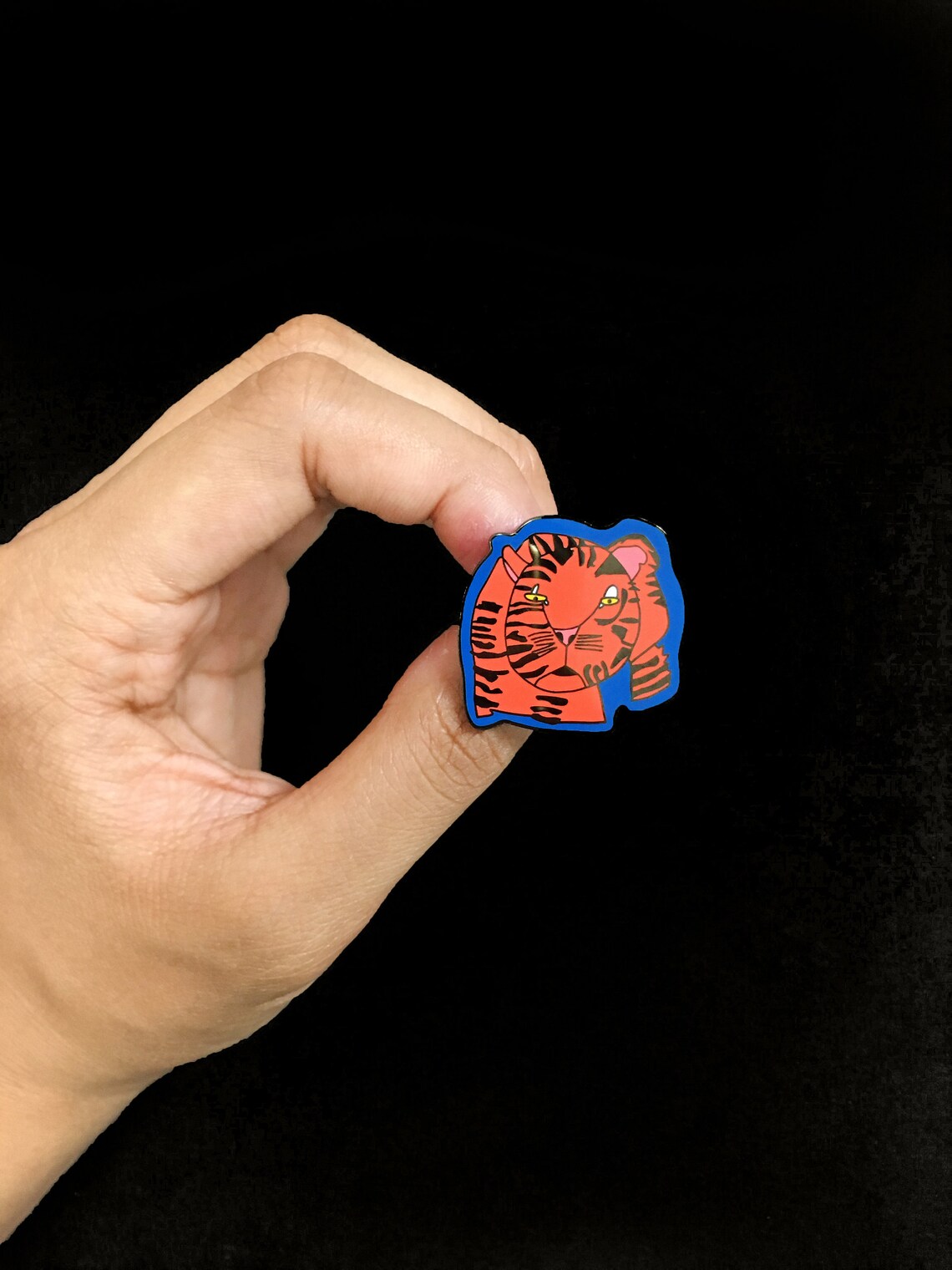 Enamel pin tiger pin tiger enamel pin tiger art autism | Etsy