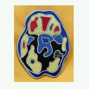 iron-on patch - brain - mental health - neuro bloom - OCD