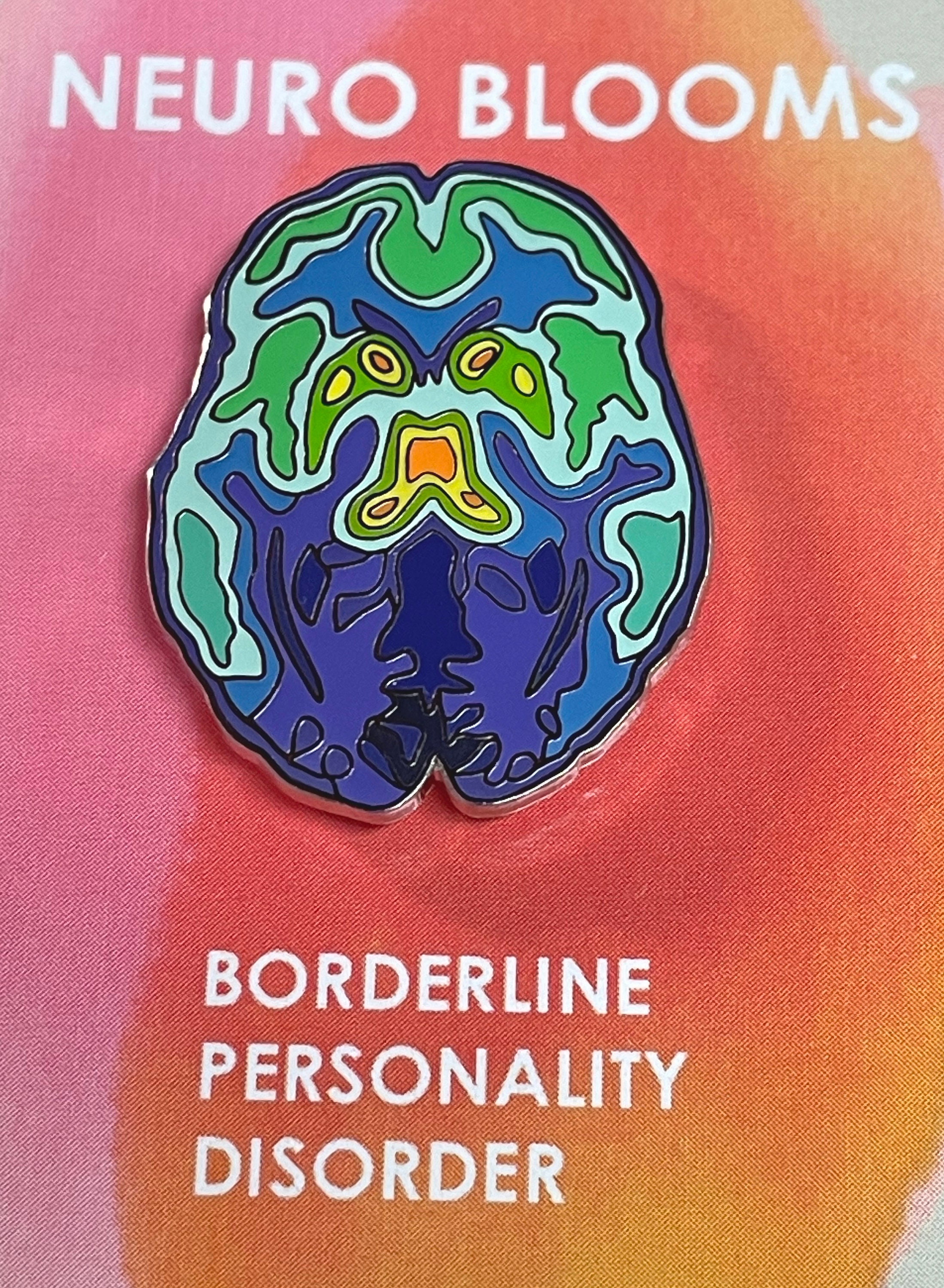 Neuro Bloom Brain Scan Pin - Science Art - Neuro Art- Enamel Pin ...