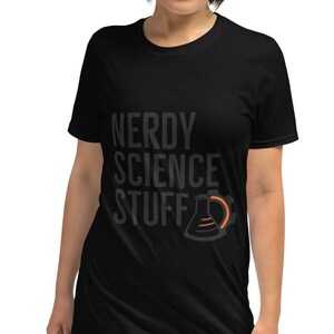 Nerdy Science Stuff LogoT-Shirt, Unisex - Gear and Beaker