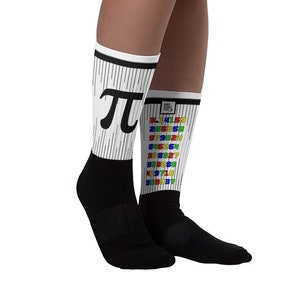 Mathematics Socks - Nerdy Science Stuff | 3.14159 | Pi | STEM