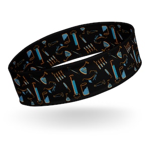 Chemistry Headband, Unisex - Nerdy Science Stuff | Test Tubes | Beakers | Laboratory Science