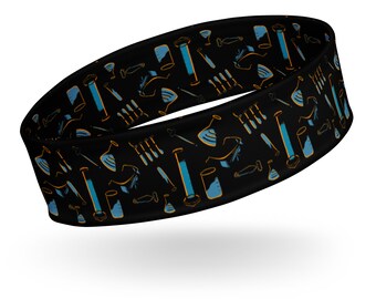 Chemie hoofdband, unisex - Nerdy Science Stuff | Reageerbuizen | Bekers | Laboratoriumwetenschap