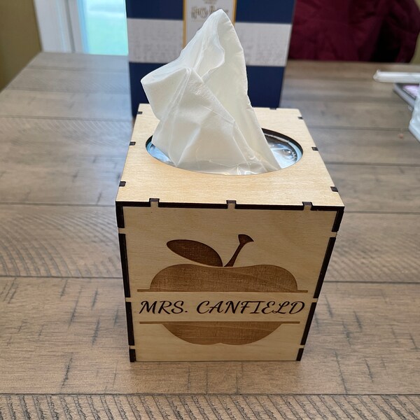Wooden Tissue Box Cover - Etsy