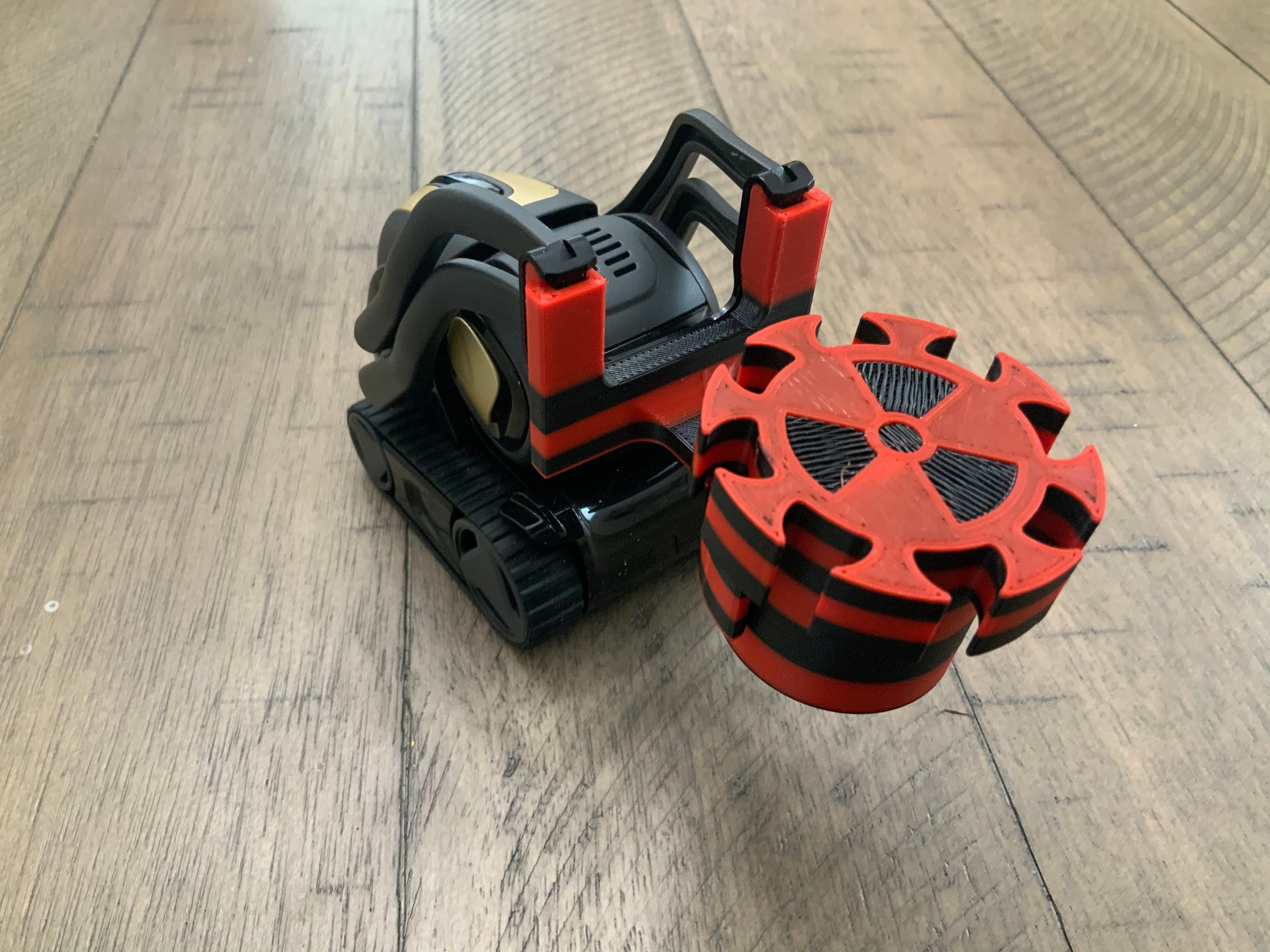 Cozmo & Vector By Anki robot, 3D printed Racing wing (Red)